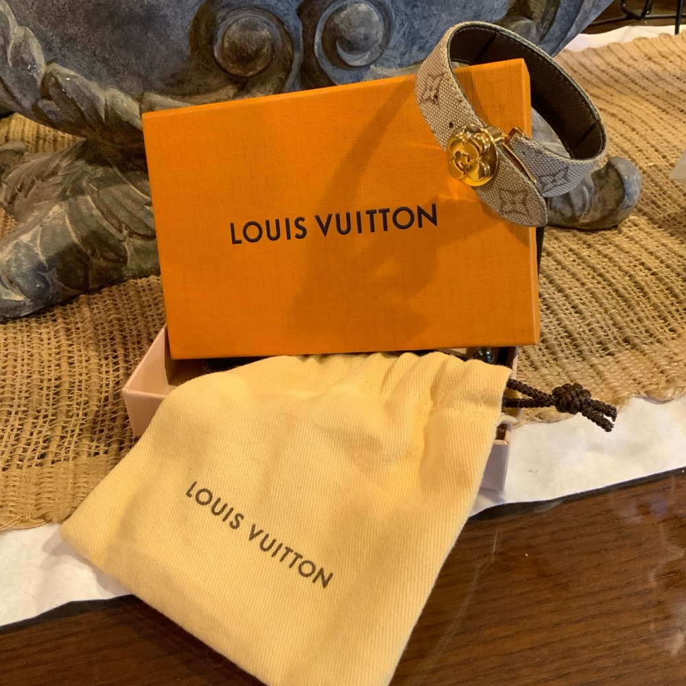 LV Canvas Monogram “Good Luck” Bracelet